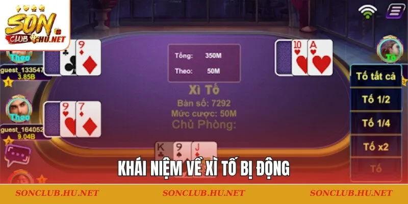 Khái niệm về xì tố bị động